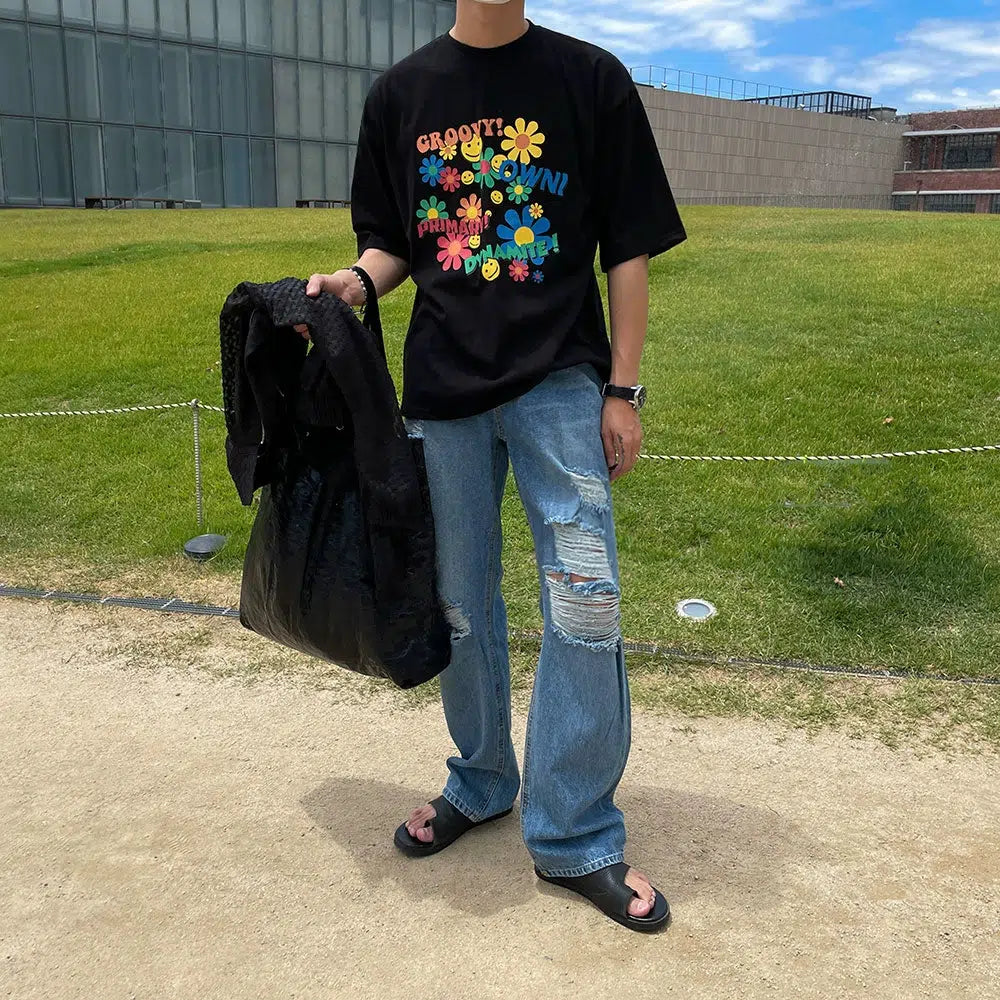 Flower Print T-shirt