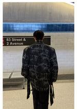 Flowy Patterned Long-Sleeve Shirt