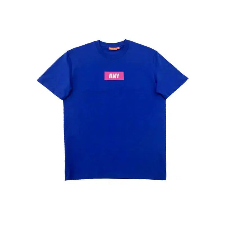 Fluorescent Color Letter Graphic T-Shirt