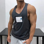 Foamed Printed Sleeveless Vest