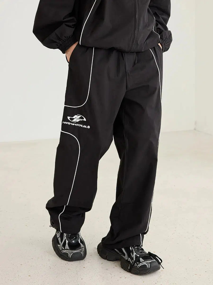 Football Club Print Casual Pants