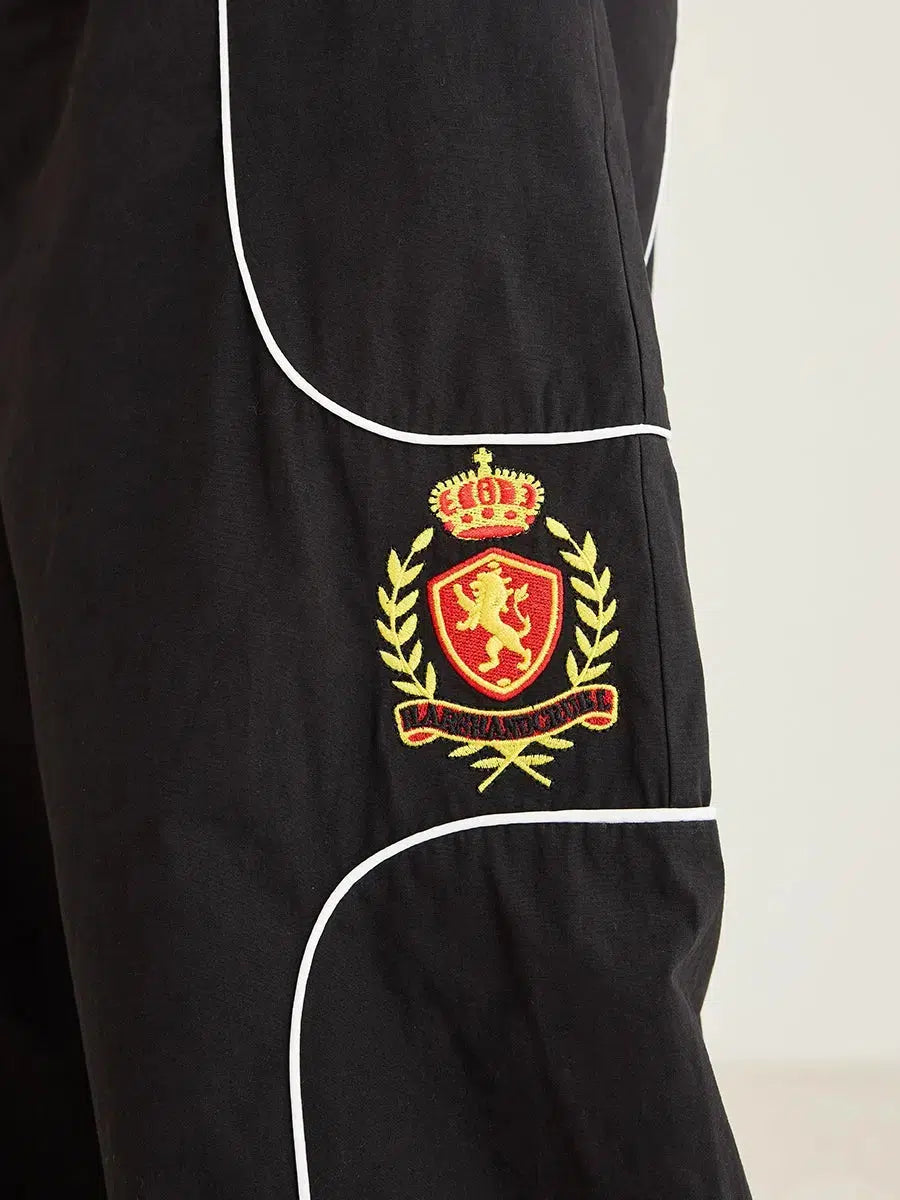 Football Club Print Casual Pants