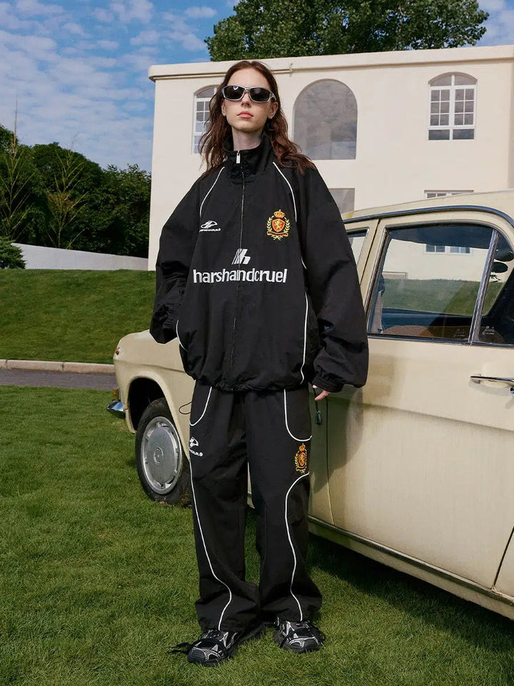 Football Club Print Casual Pants