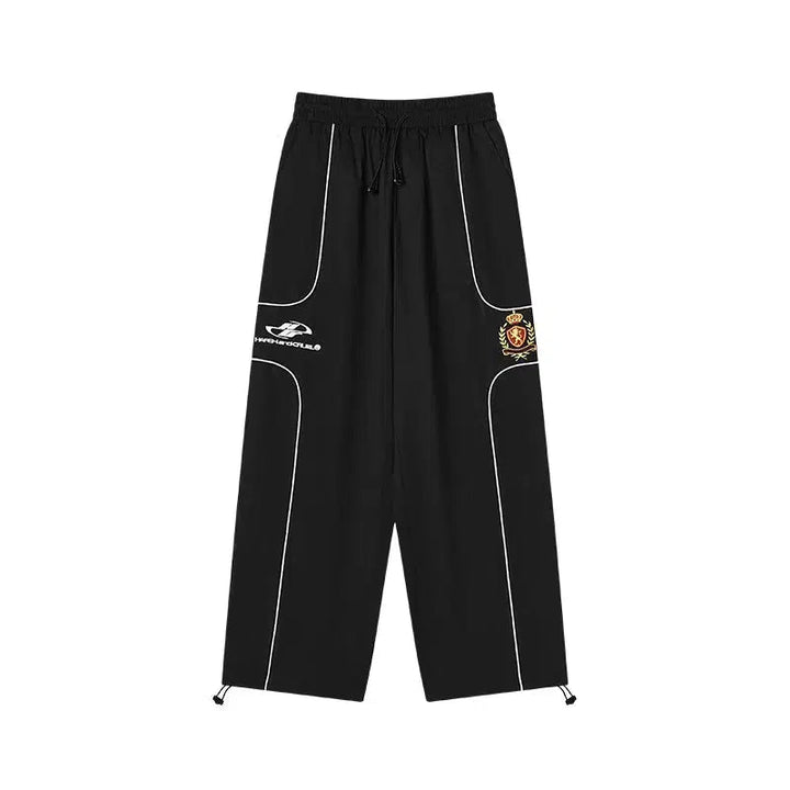 Football Club Print Casual Pants