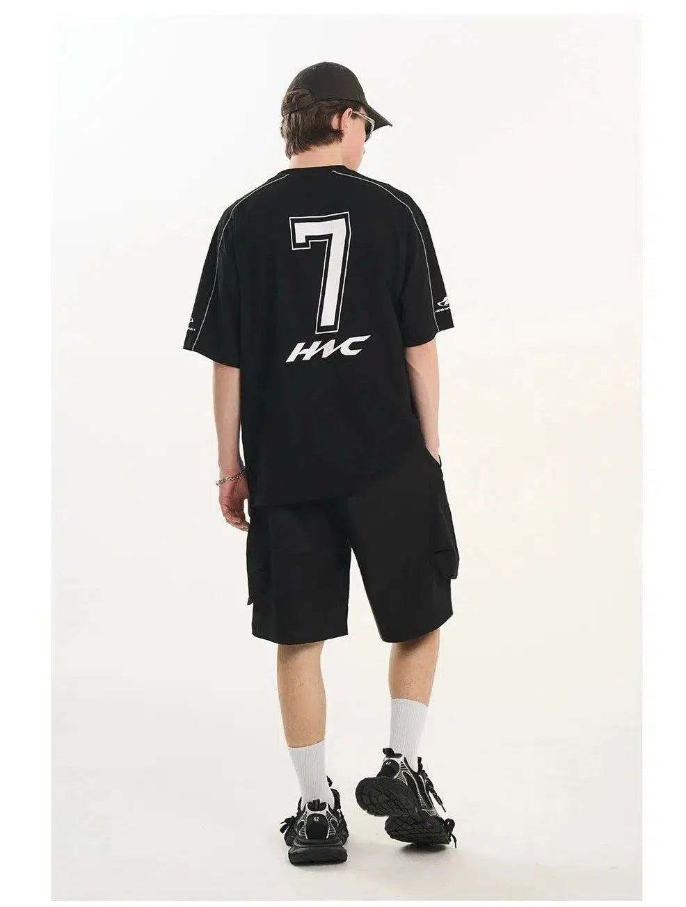 Football Sports Club Stitching T-Shirt
