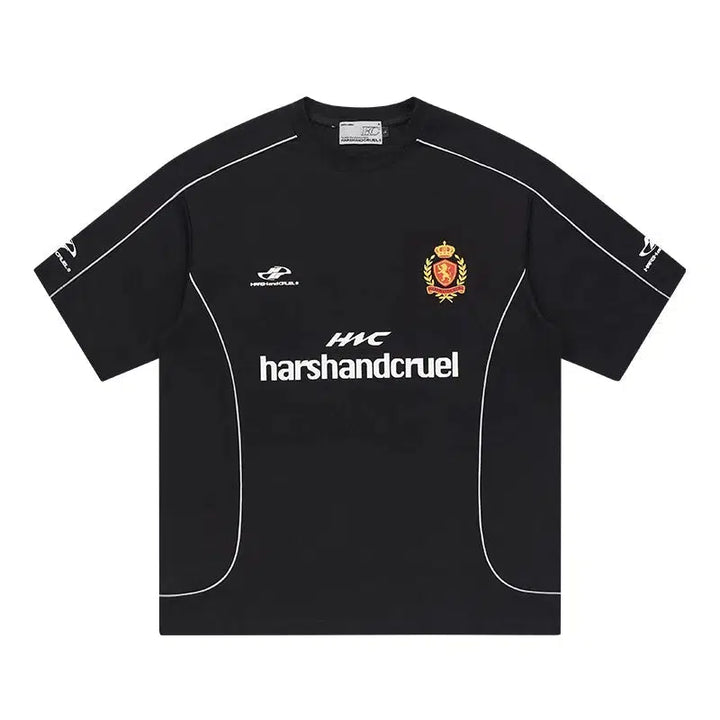 Football Sports Club Stitching T-Shirt