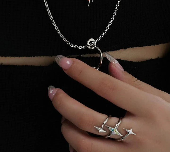 Four-Pointed Star Ring