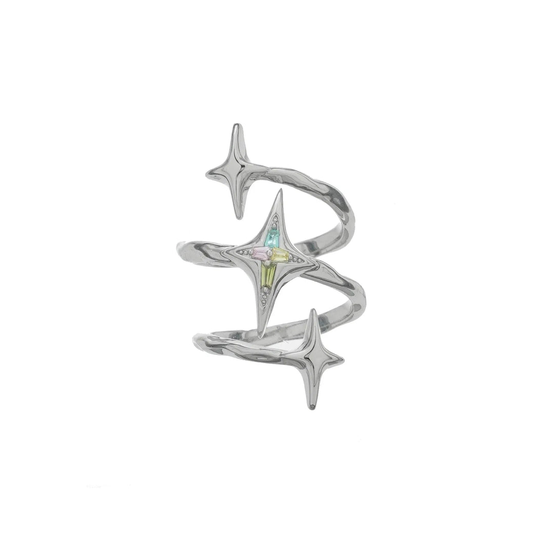 Four-Pointed Star Ring