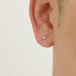 Four-Pointed Stars Ear Studs