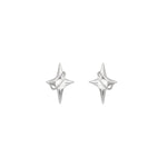 Four-pointed Star Earrings