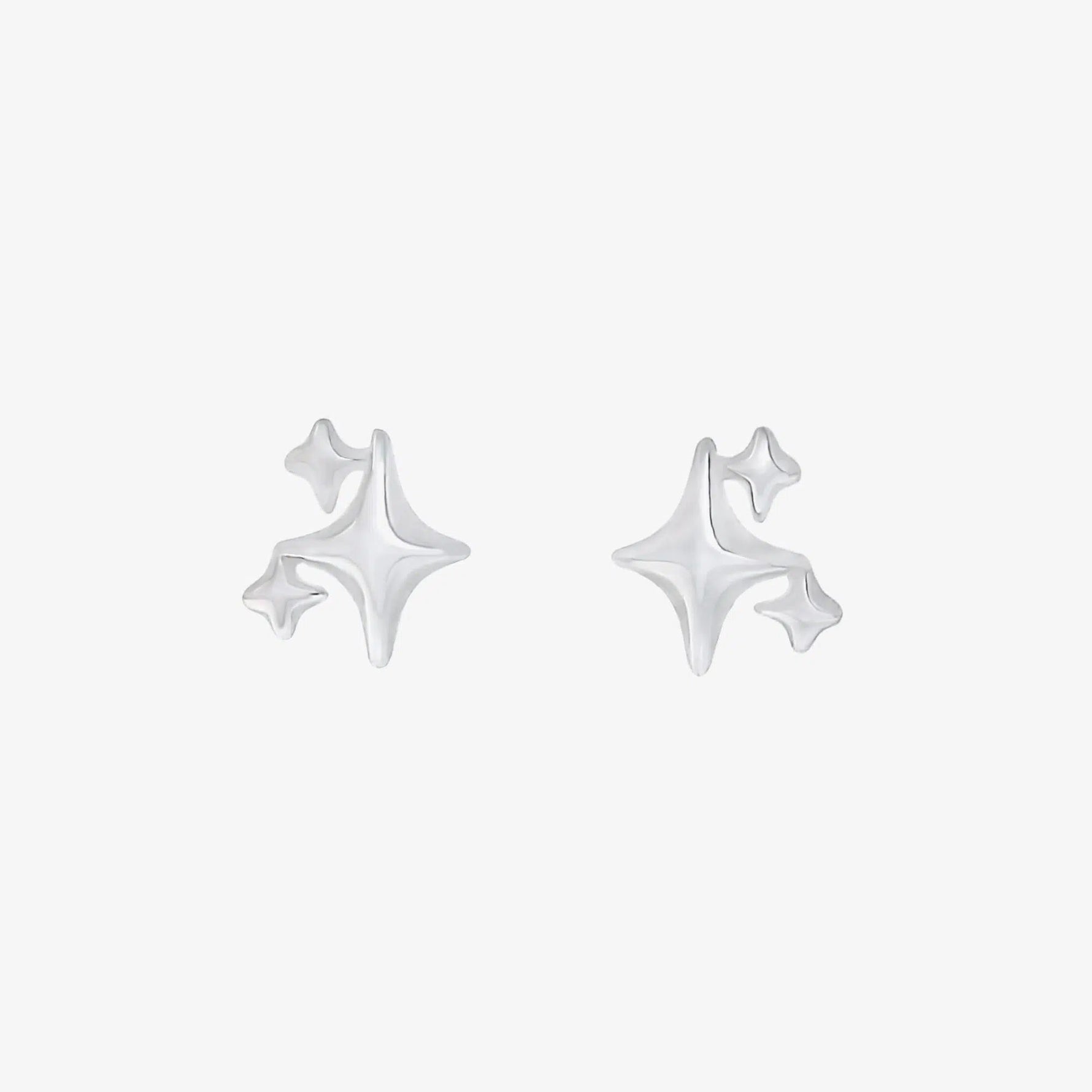 Four-pointed Star Earrings