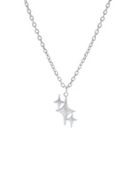 Four-pointed Star Pendant Necklace