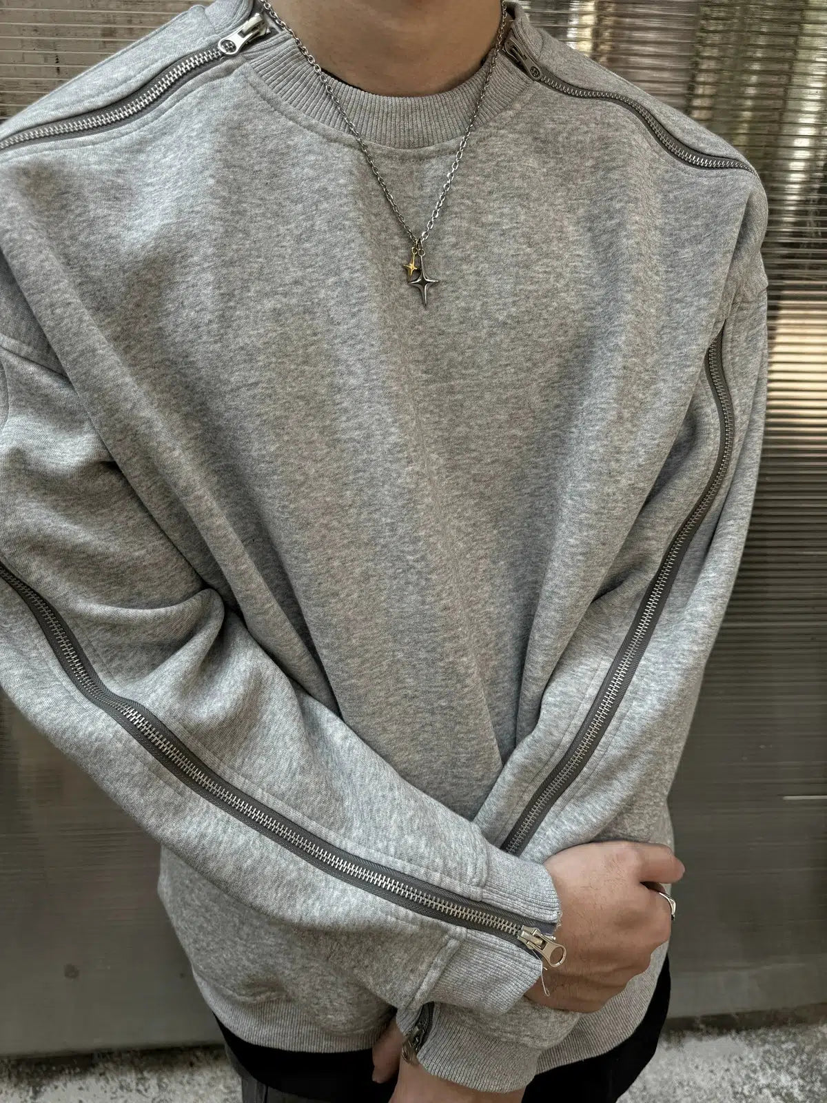 Four-pointed Star Pendant Necklace