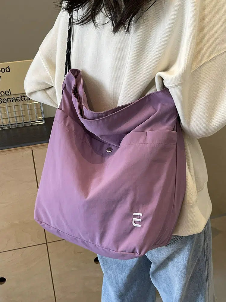 Front Pocket Casual Shoulder Bag