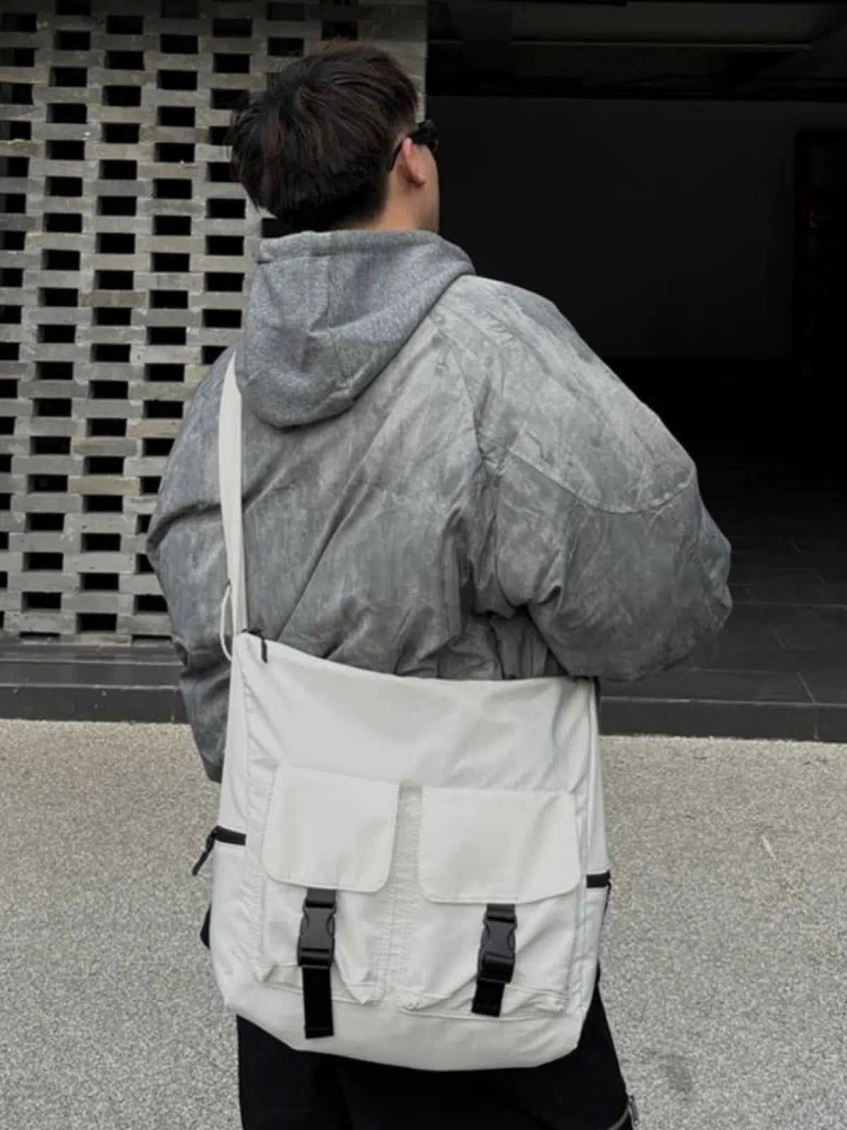 Front Pockets Messenger Bag