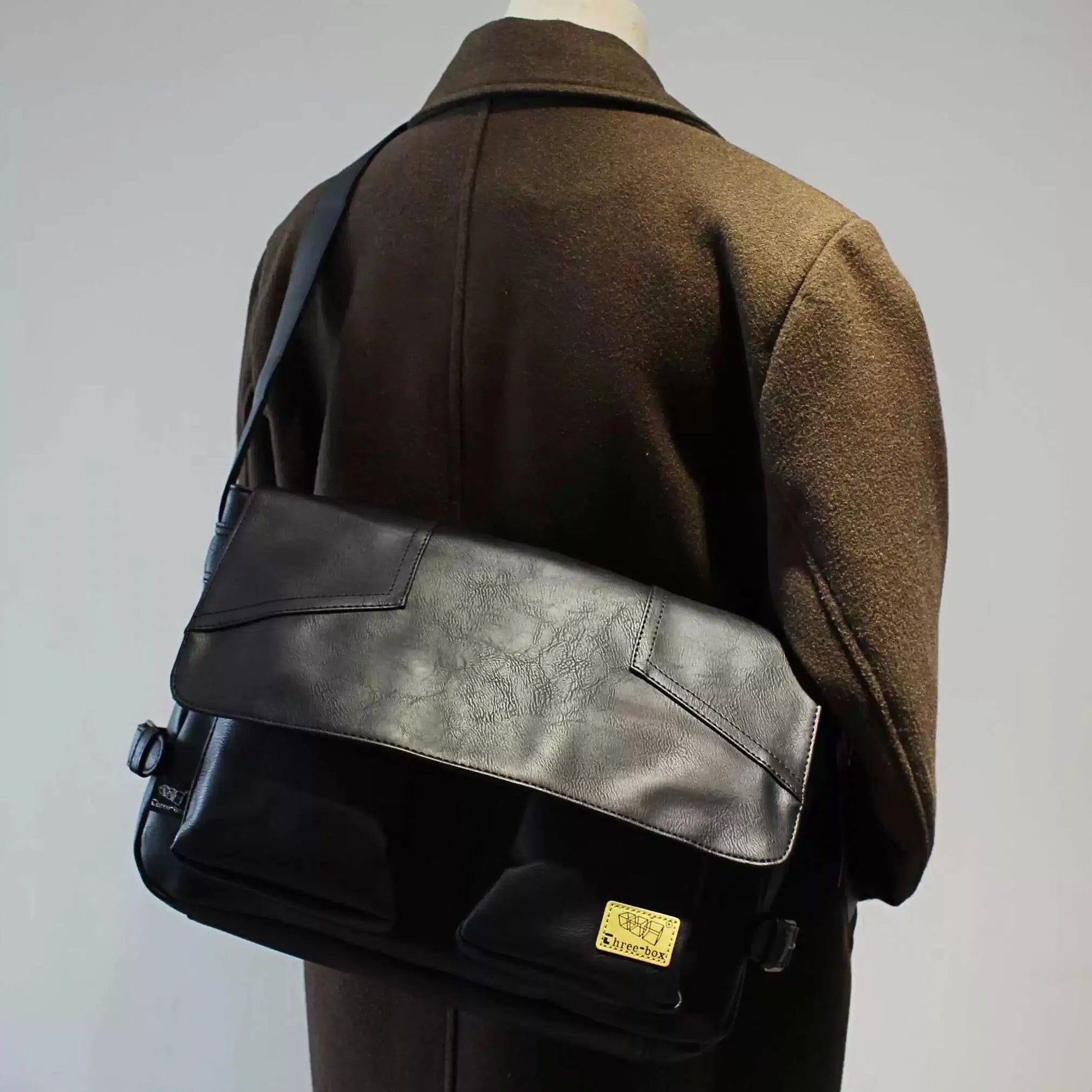Front Pockets Messenger Shoulder Bag