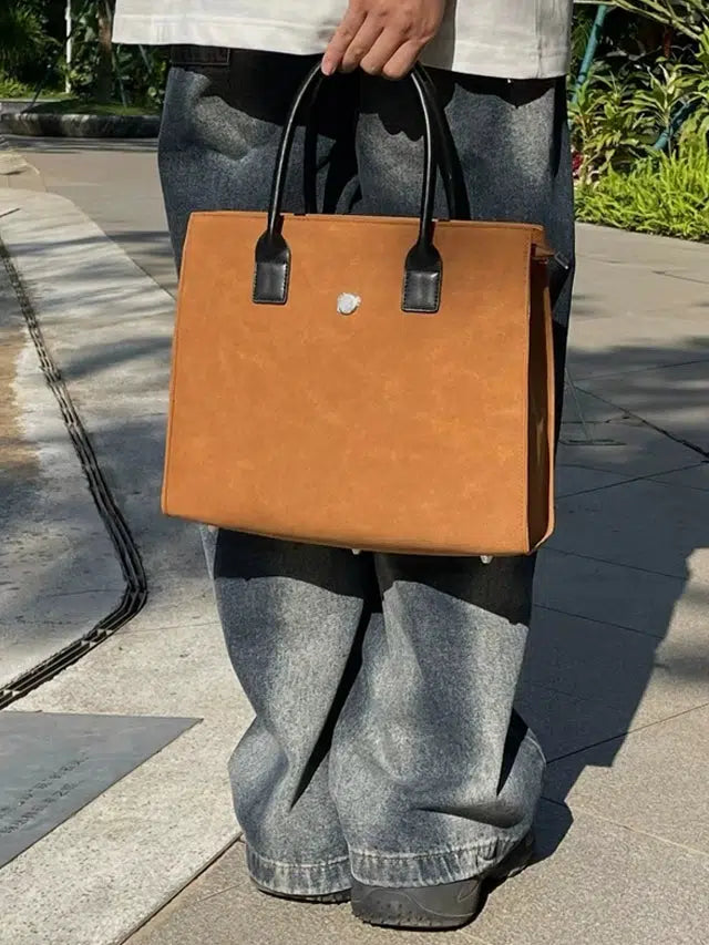 Frosted Suede Handbag