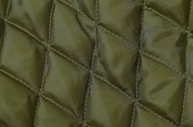 Full Zip Bomber Quilted Jacket