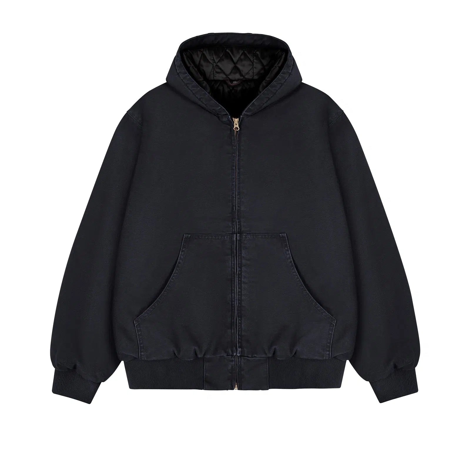 Dyed Washed Hooded Jacket