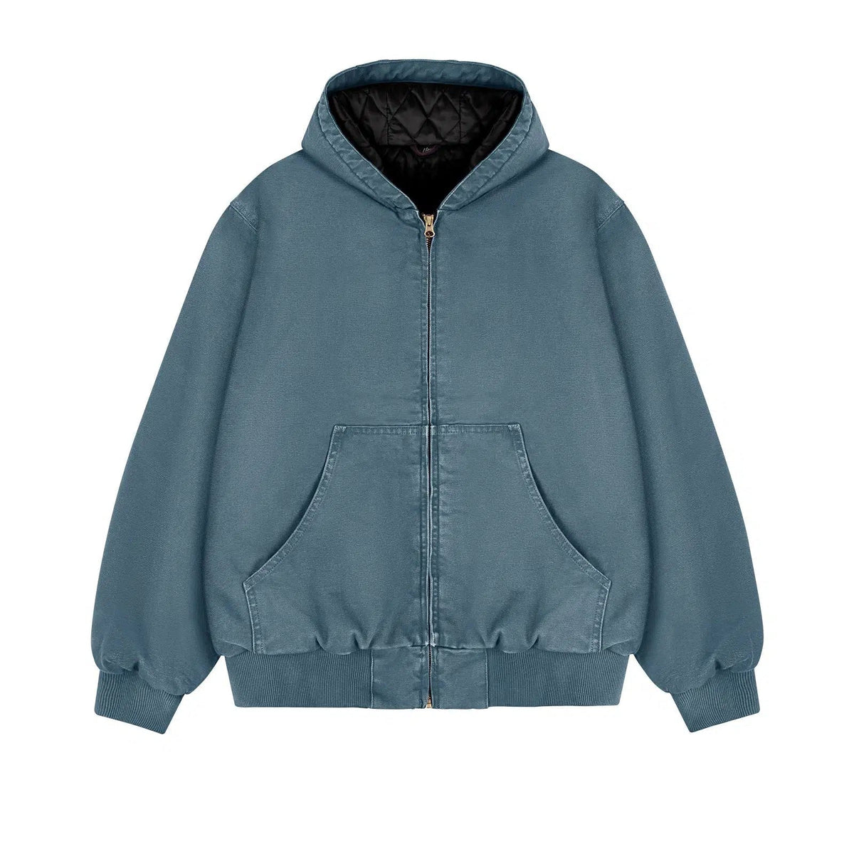 Dyed Washed Hooded Jacket