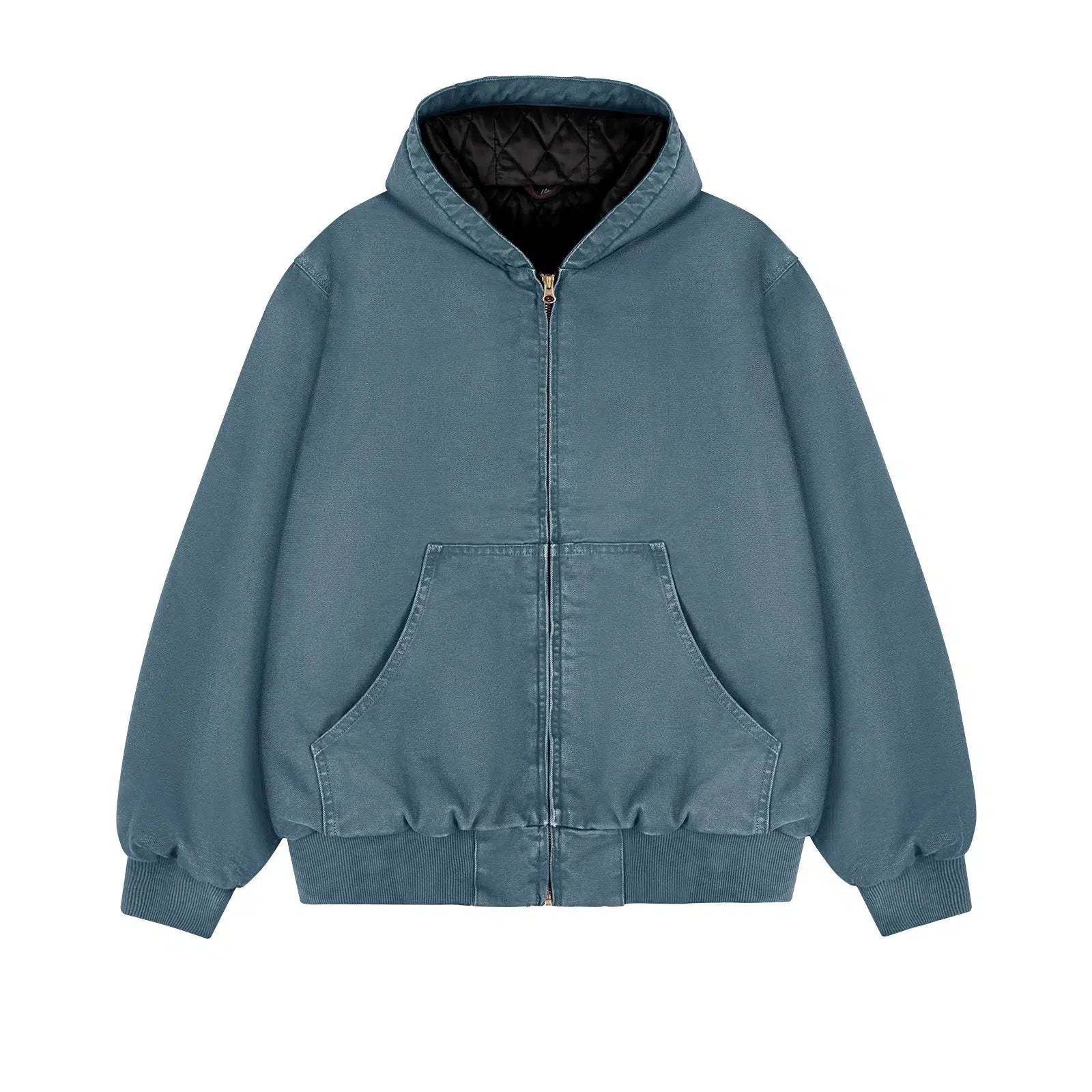 Dyed Washed Hooded Jacket