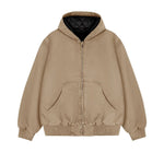 Dyed Washed Hooded Jacket