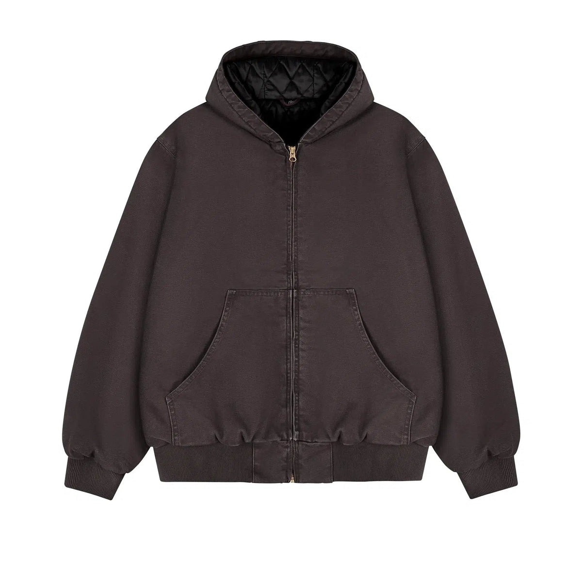 Dyed Washed Hooded Jacket