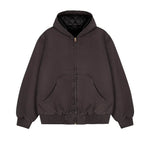 Dyed Washed Hooded Jacket