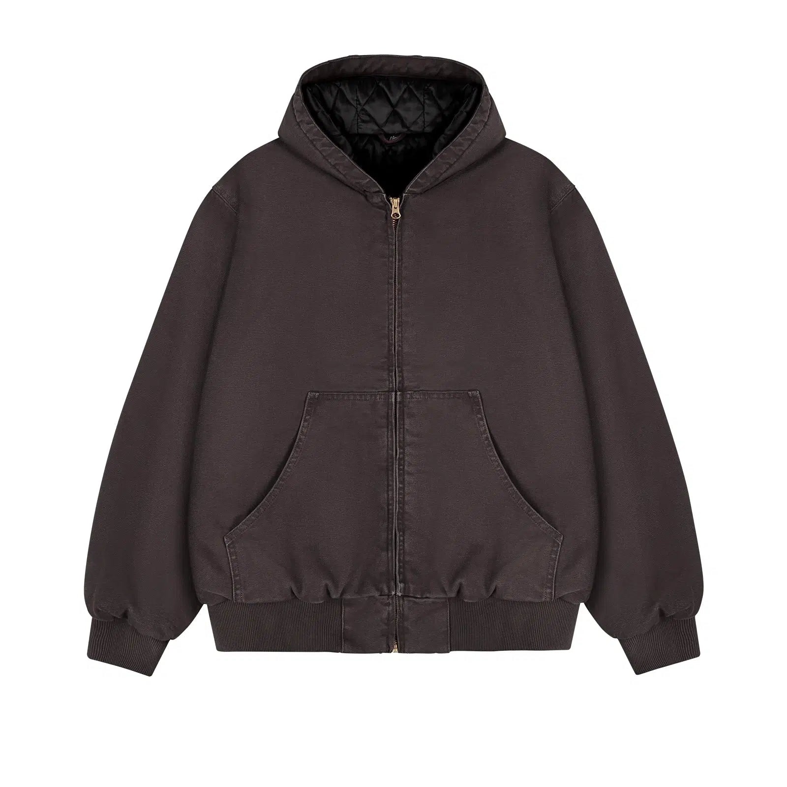 Dyed Washed Hooded Jacket