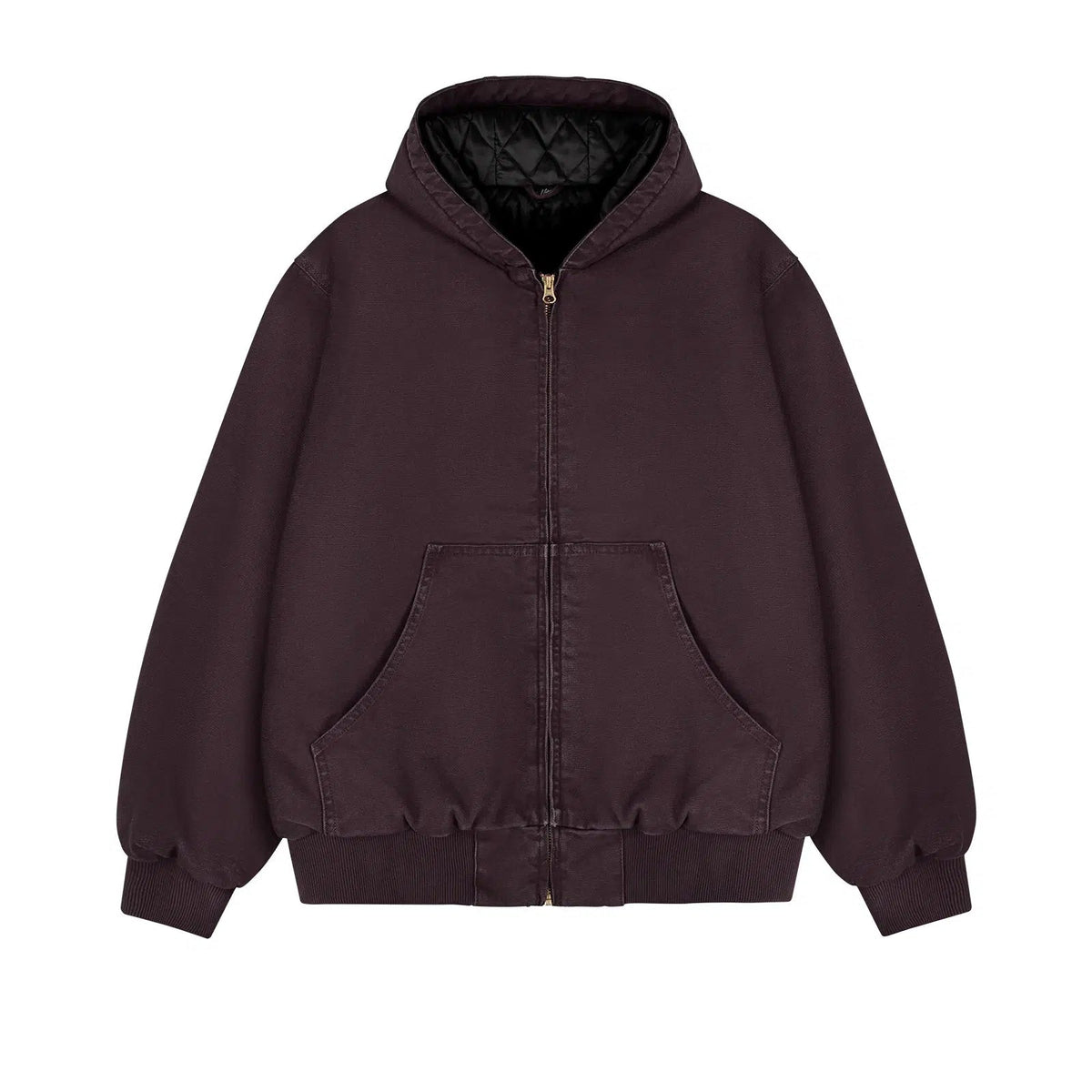 Dyed Washed Hooded Jacket