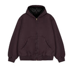 Dyed Washed Hooded Jacket