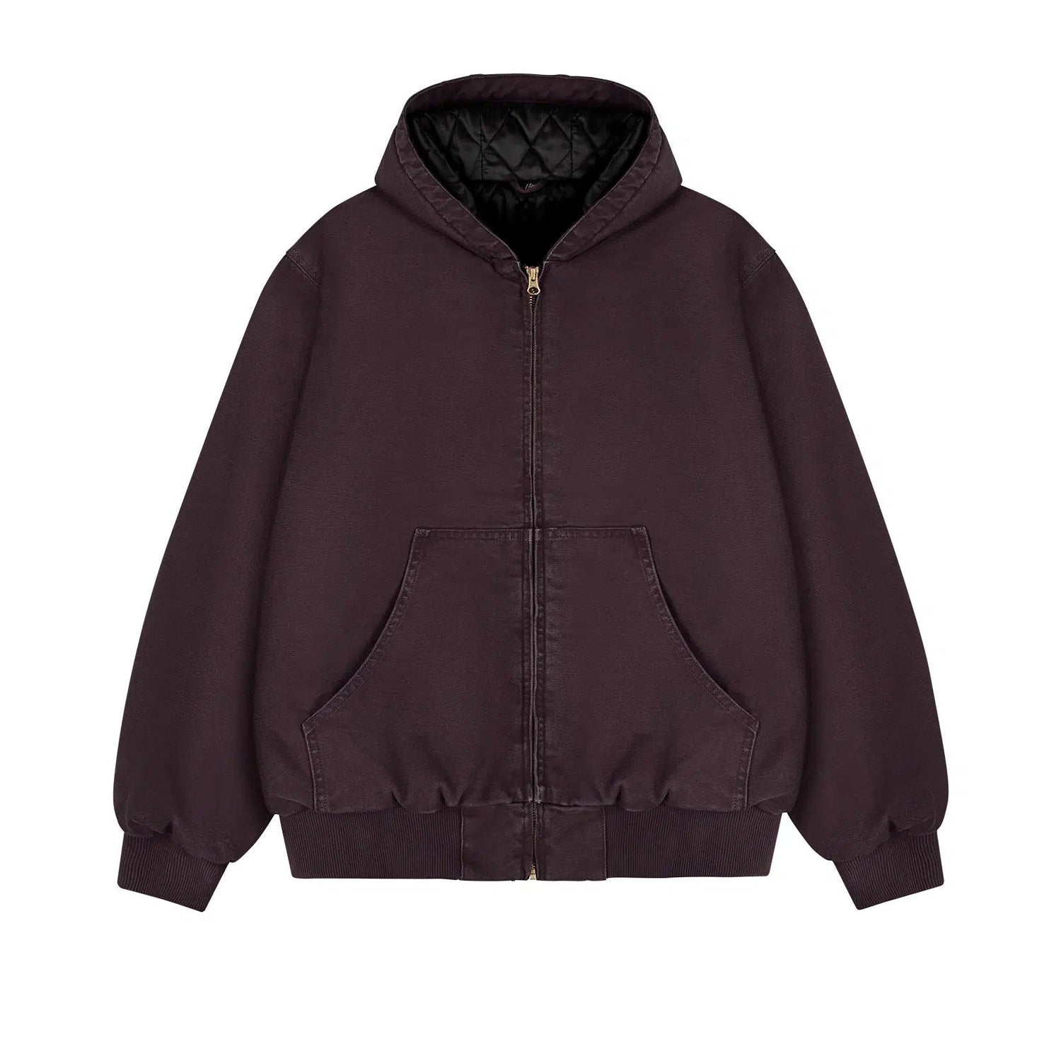 Dyed Washed Hooded Jacket