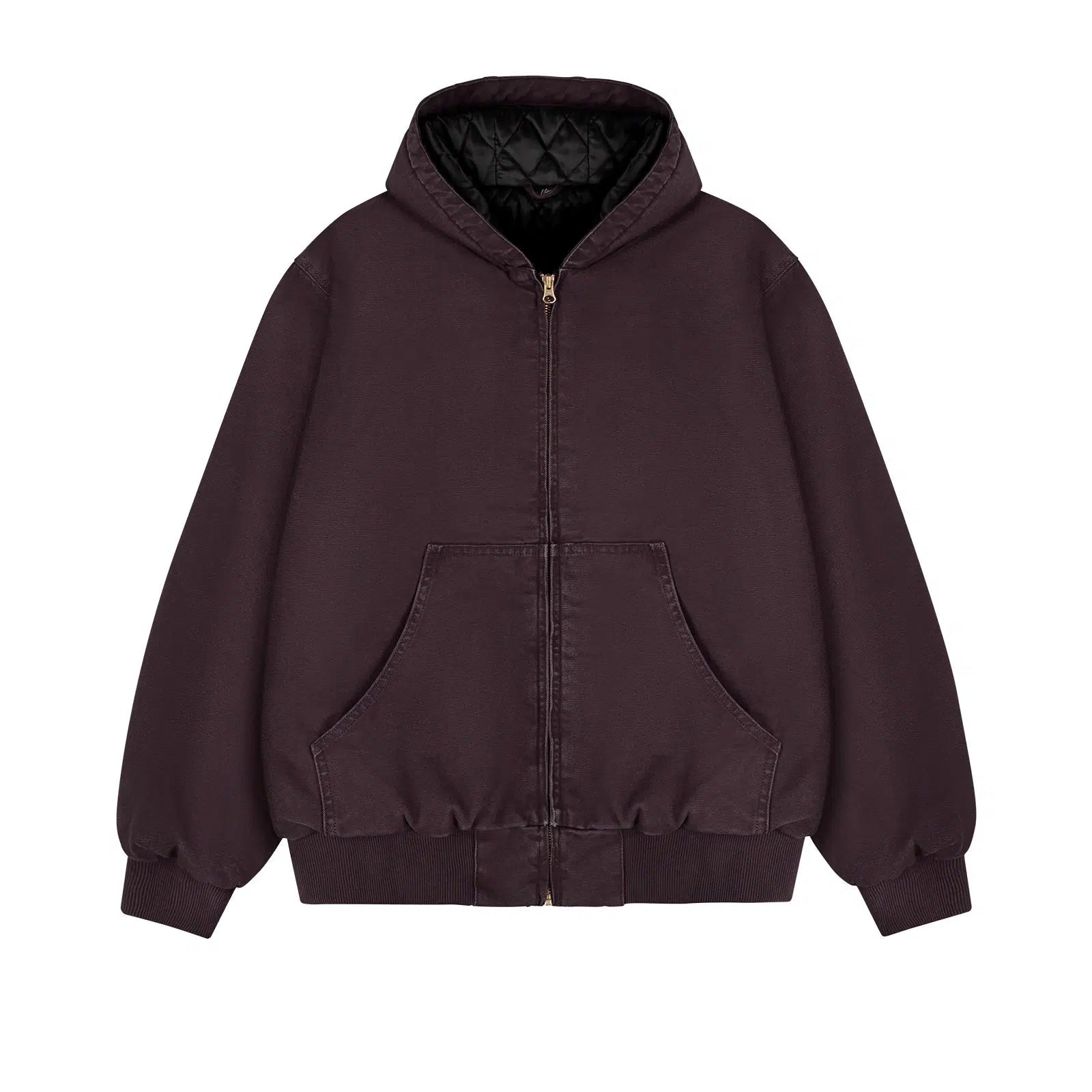 Dyed Washed Hooded Jacket