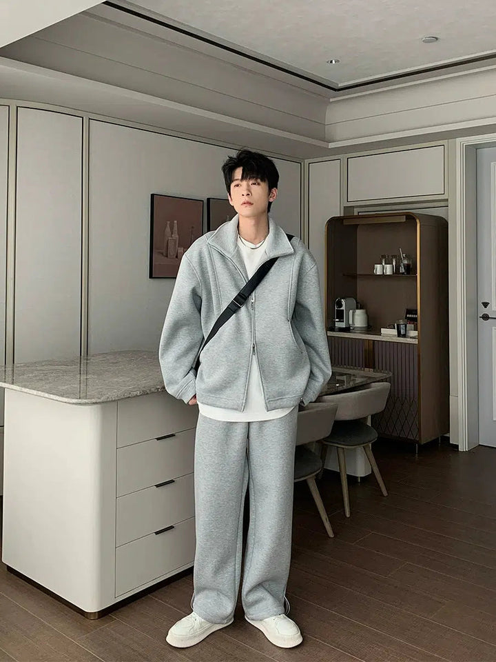 Full Zipper Sweatshirt & Sweatpants