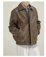 Full-zip Leather Jacket