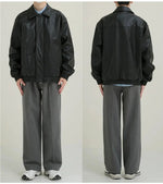 Full-zip Leather Jacket