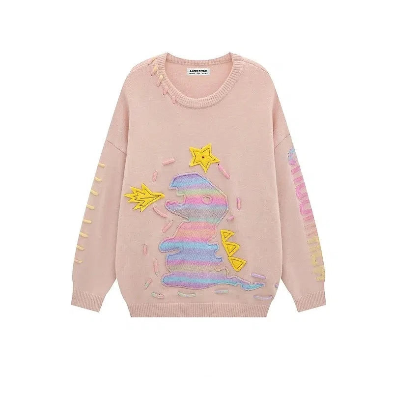 Fun Dinosaur Sweaters The Korean Fashion