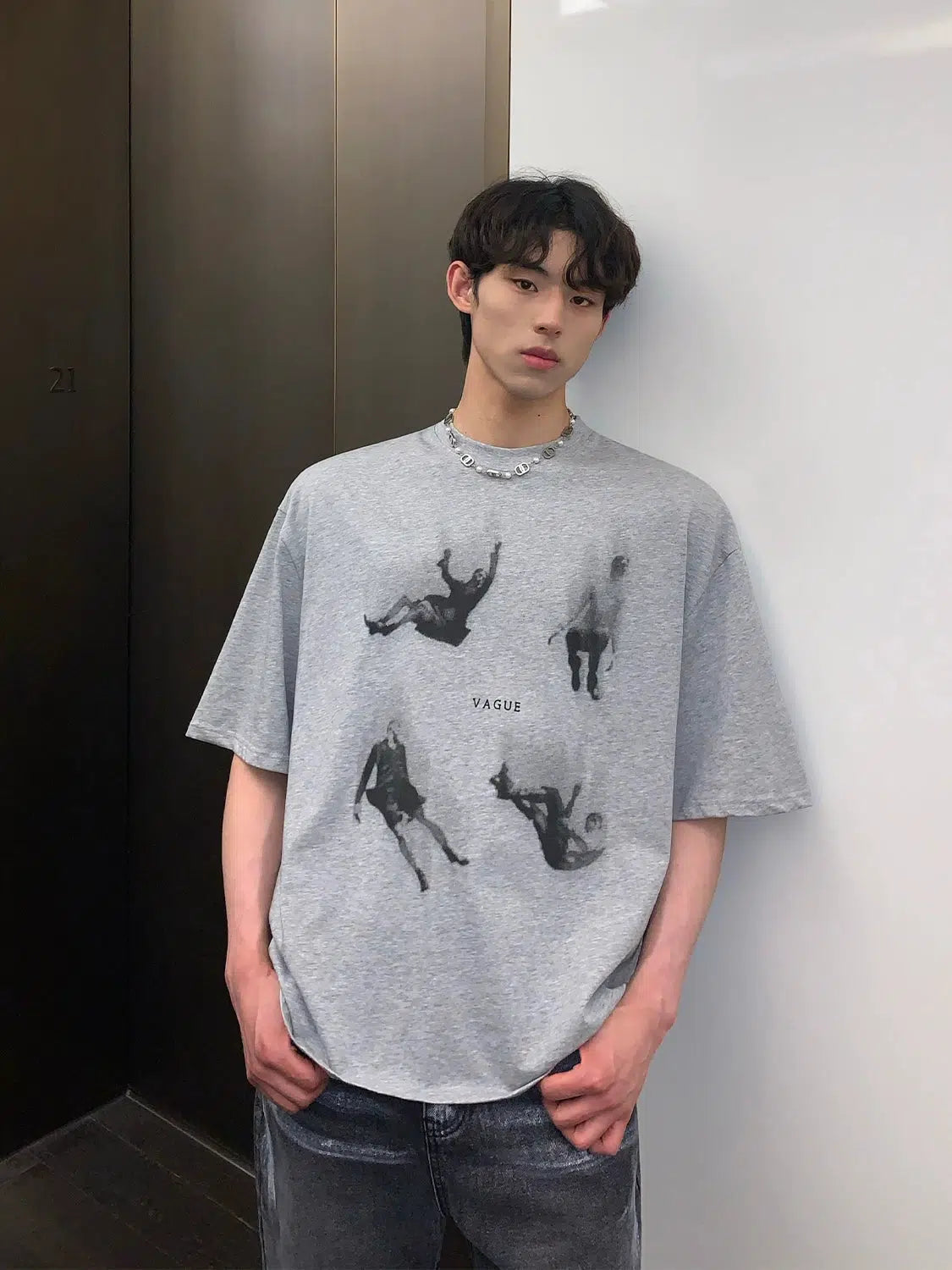 Fun Portrait Print T-shirt