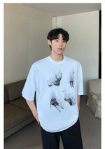 Fun Portrait Print T-shirt