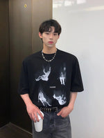 Fun Portrait Print T-shirt