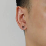 Gear Shape Stud Earrings