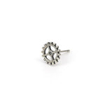 Gear Shape Stud Earrings