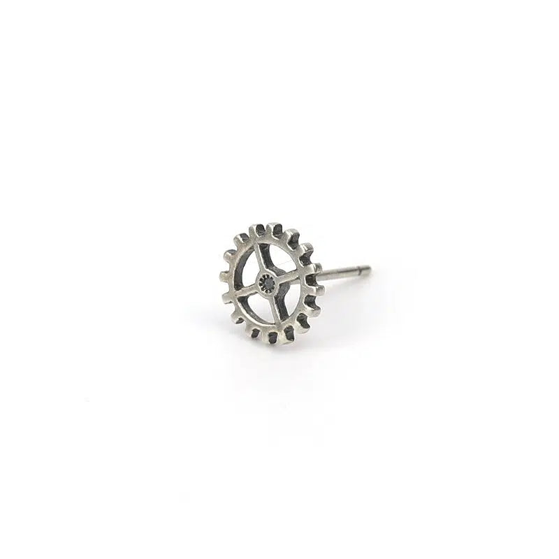 Gear Shape Stud Earrings
