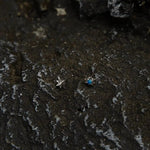 Gemstone Starburst Stud Earrings