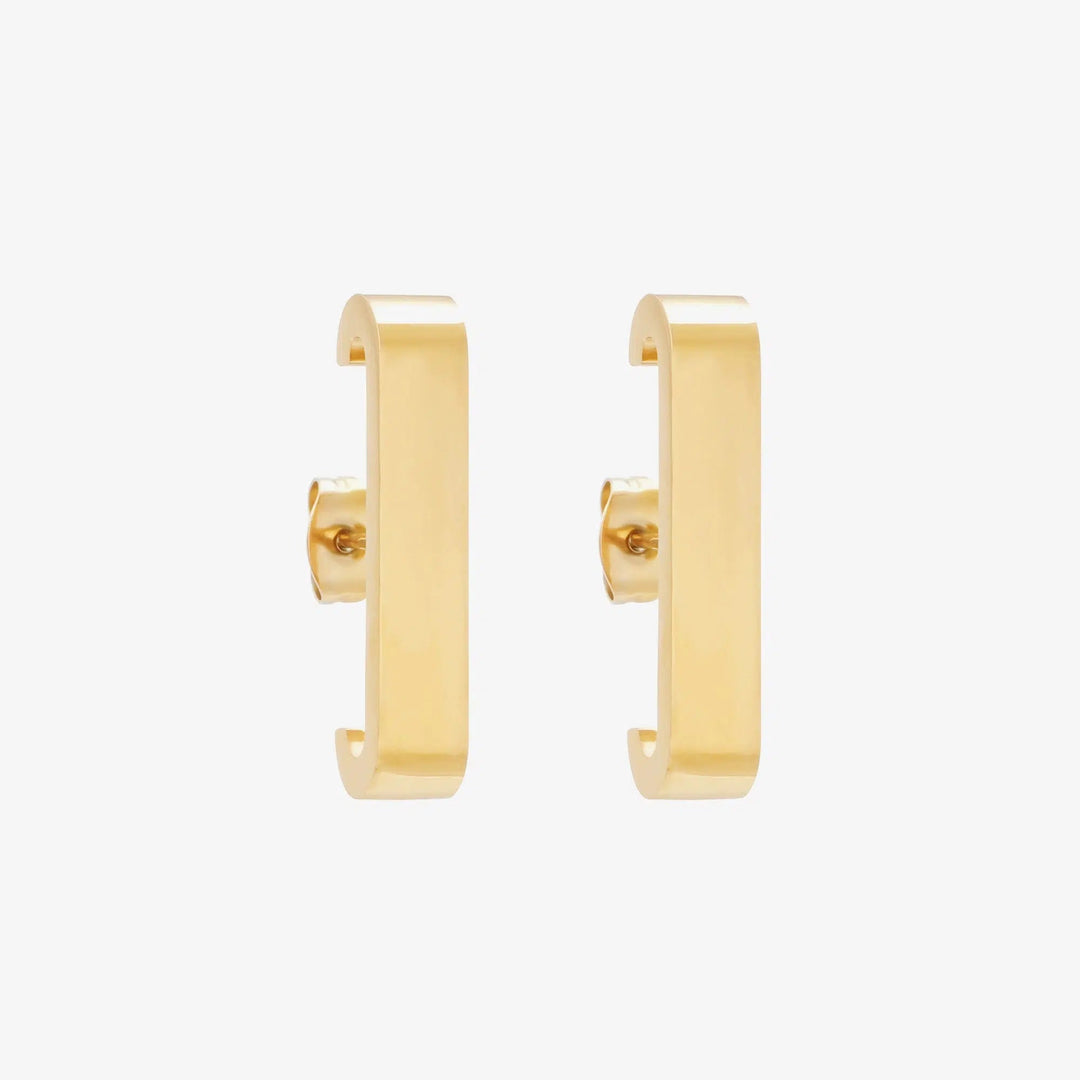 Geometric Metal Bar Earrings