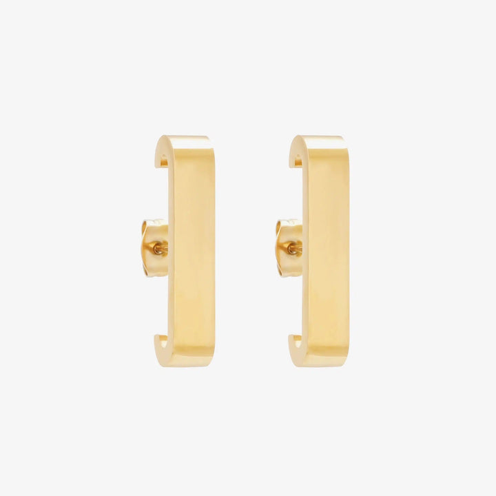 Geometric Metal Bar Earrings