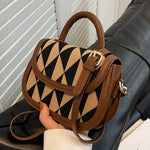 Geometric Pattern Crossbody Bag
