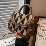Geometric Pattern Crossbody Bag
