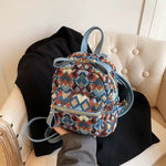 Geometric Pattern Mini Backpack
