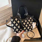 Geometric Pattern Shoulder Bag
